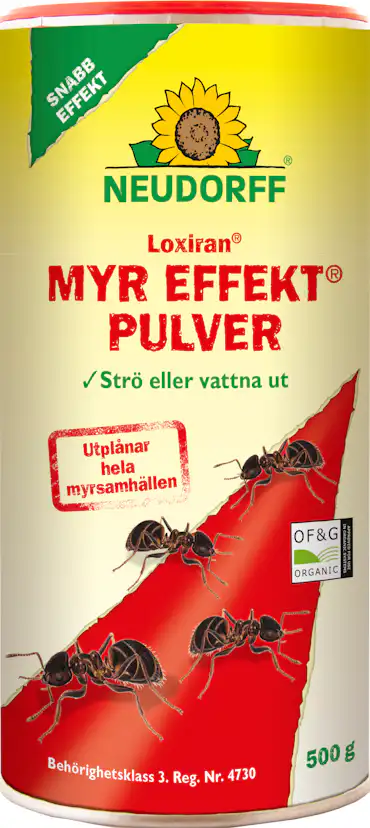 Insektsbekämpning Neudorff Myr Effekt Pulver 500g för Trädgården