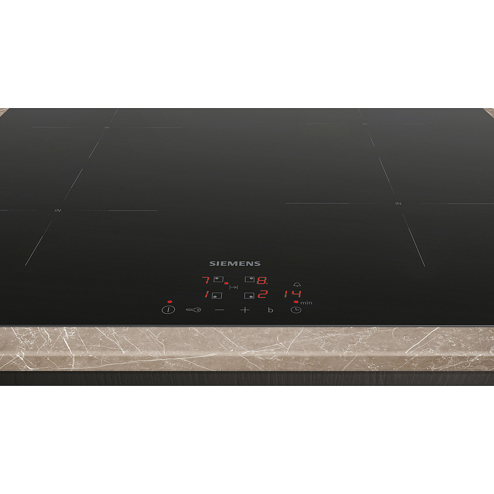 Induktionshäll Siemens iQ100 EU611BEB5E Svart 60cm med Barnspärr