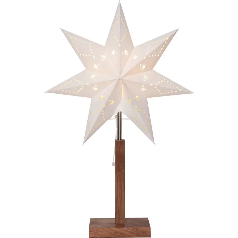 Adventsstjärna på Fot Star Trading Karo