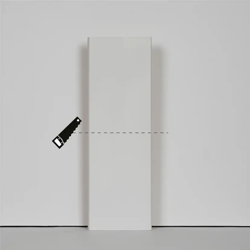 Sockelkloss Moelven Furu 18x99x300 mm Vit S 0502-Y