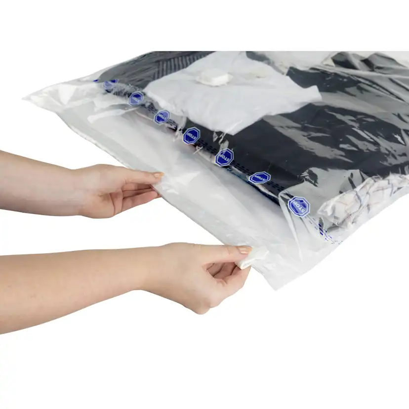 Vakuumpåse WENKO Vakuum Platsbesparande Klädförvaring för Upphängning 70x145 cm