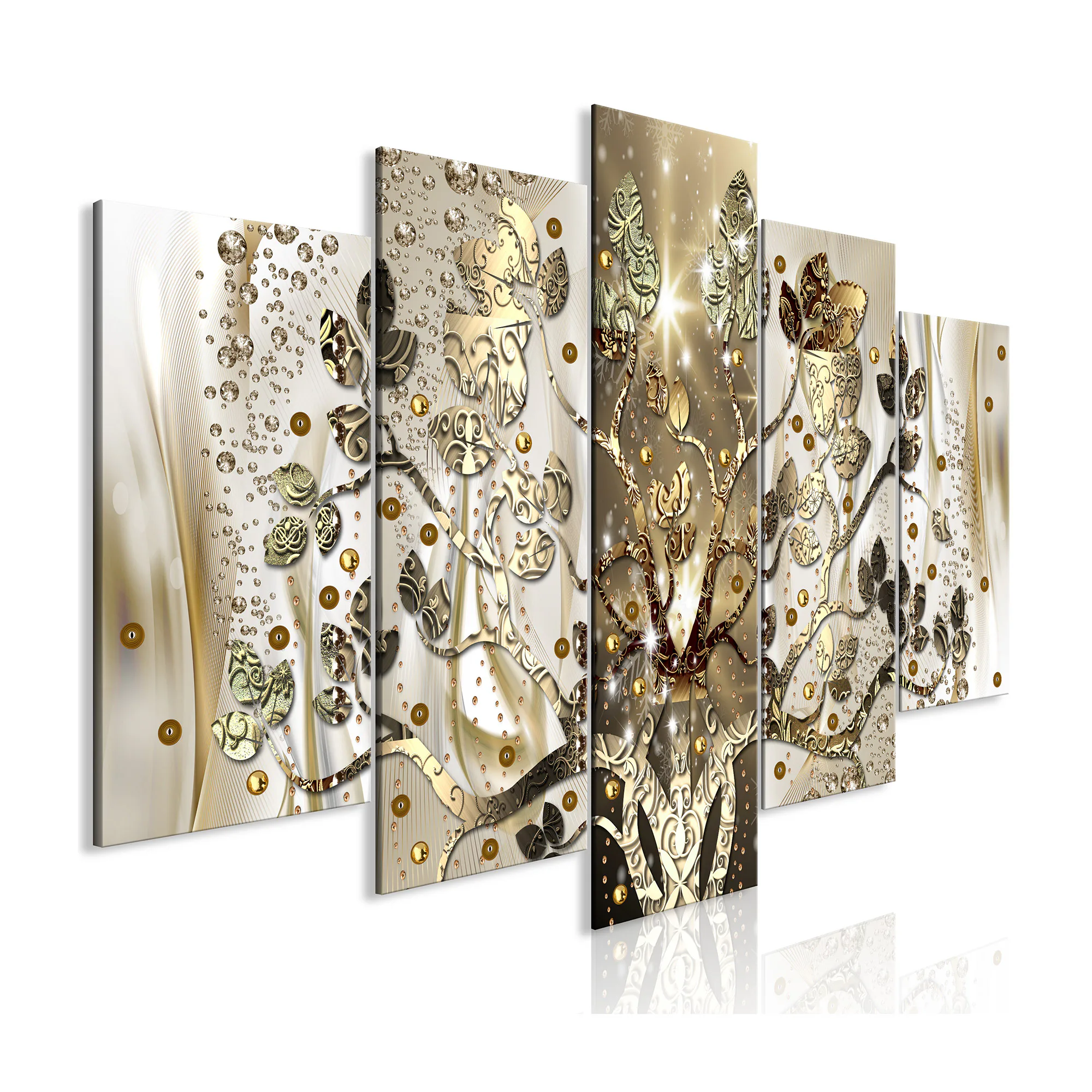 Tavla Arkiio Royal Tree Wide 5 delar 225x100