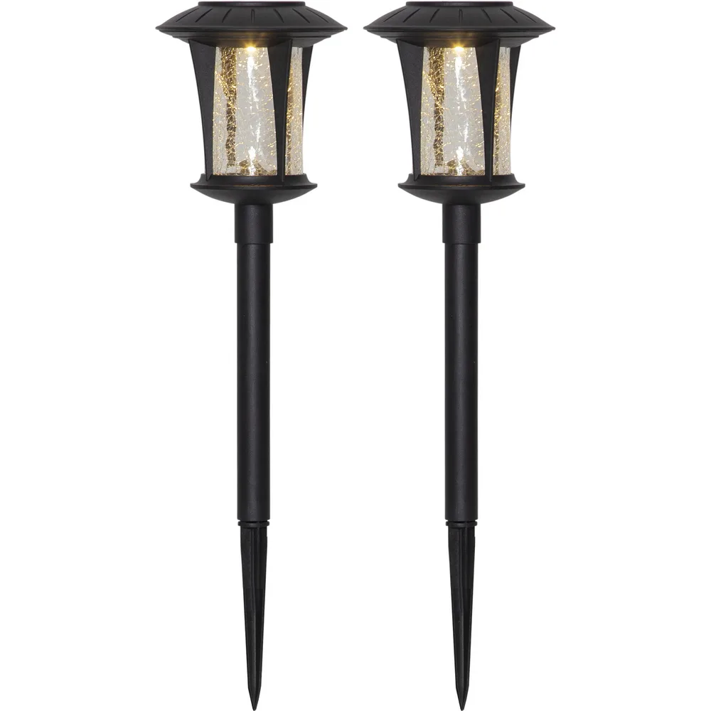 Solcells-pollare Star Trading Monaco 2-pack