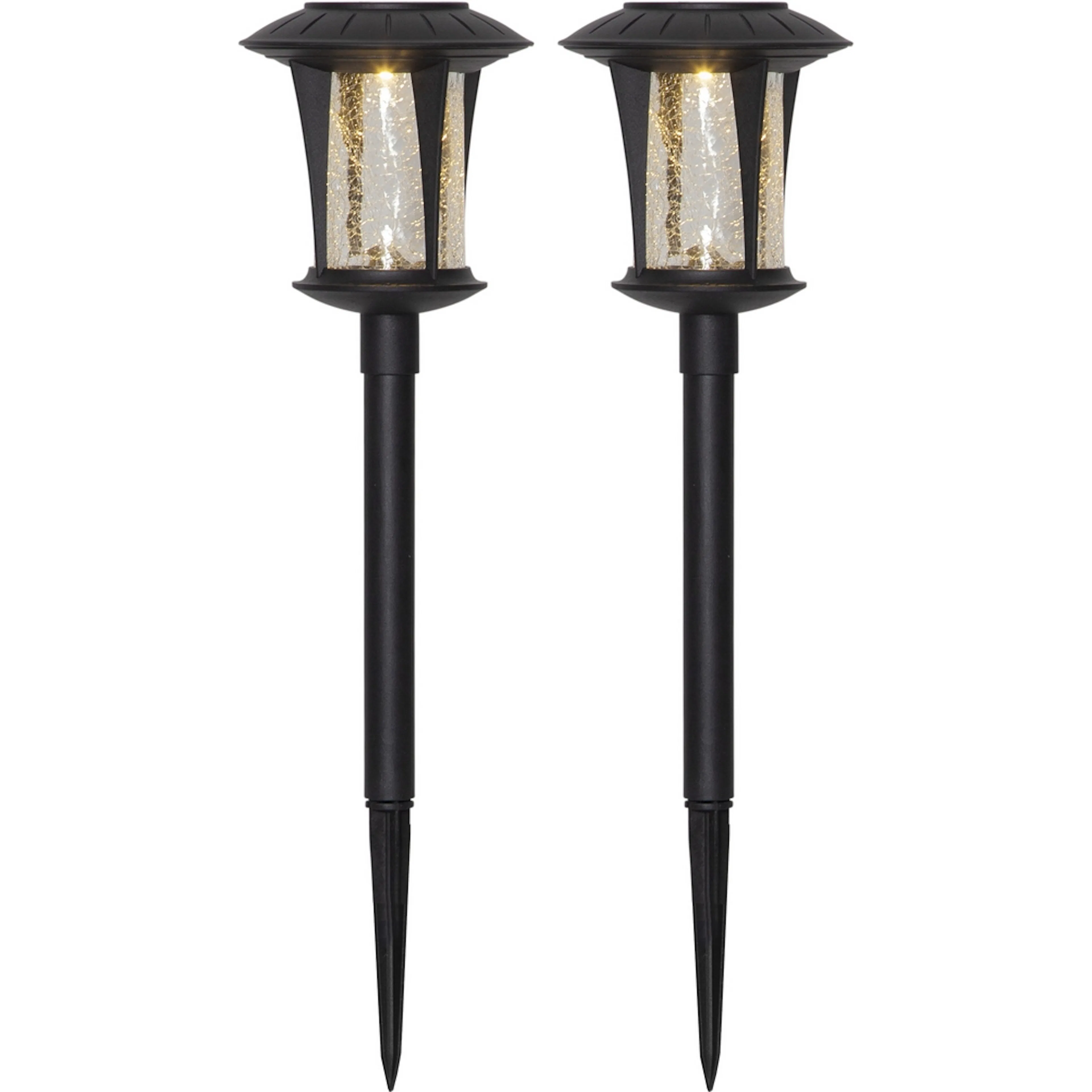 Solcells-pollare Star Trading Monaco 2-pack