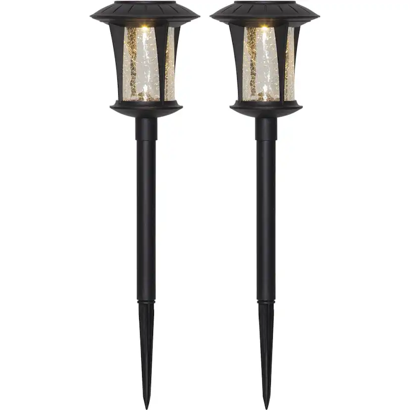 Solcells-pollare Star Trading Monaco 2-pack