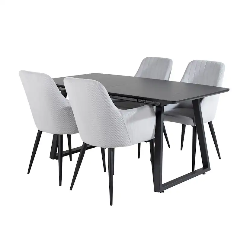 Matgrupp Venture Home Ina med 4 Corina Stolar Manchester