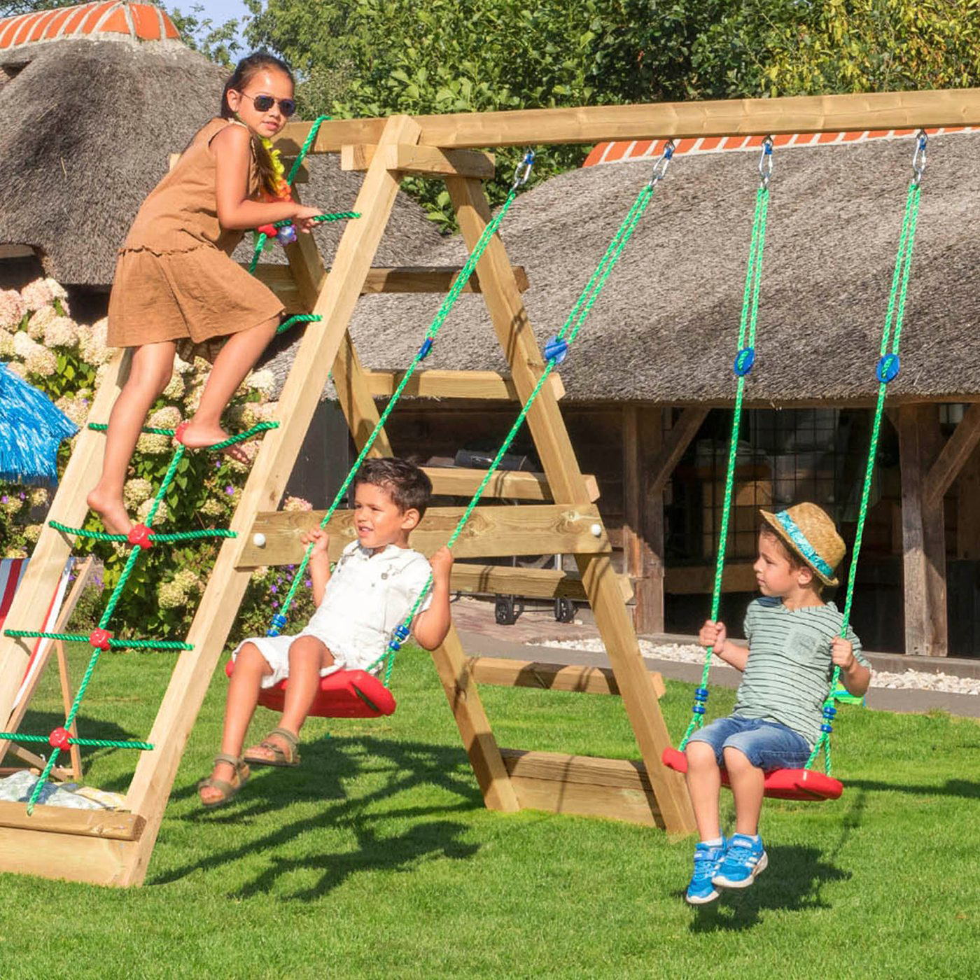 Klättermodul Jungle Gym Klättermodul 200 Trä