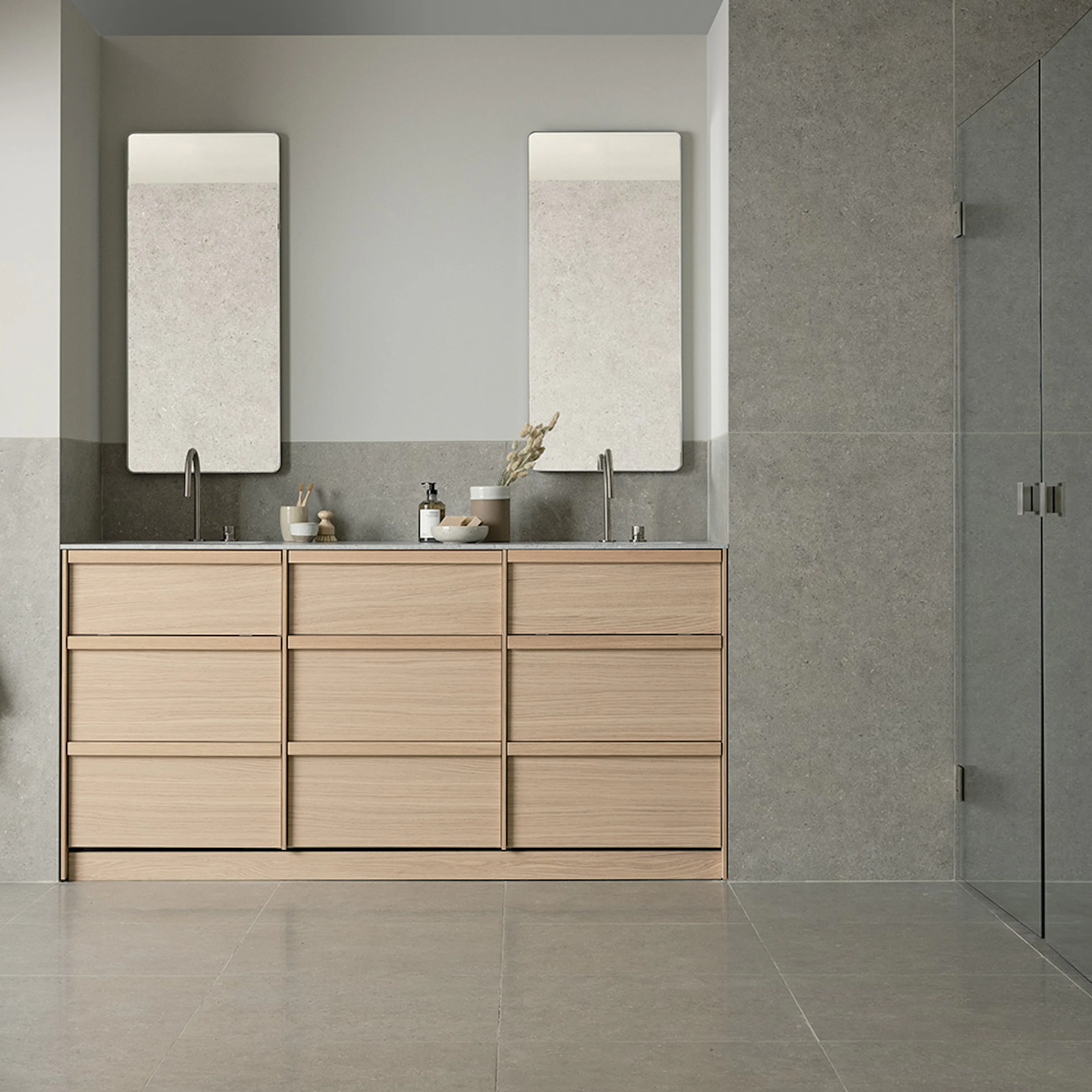 Klinker Bricmate J1515 J Stone Select Light Grey Honed 15x15 cm