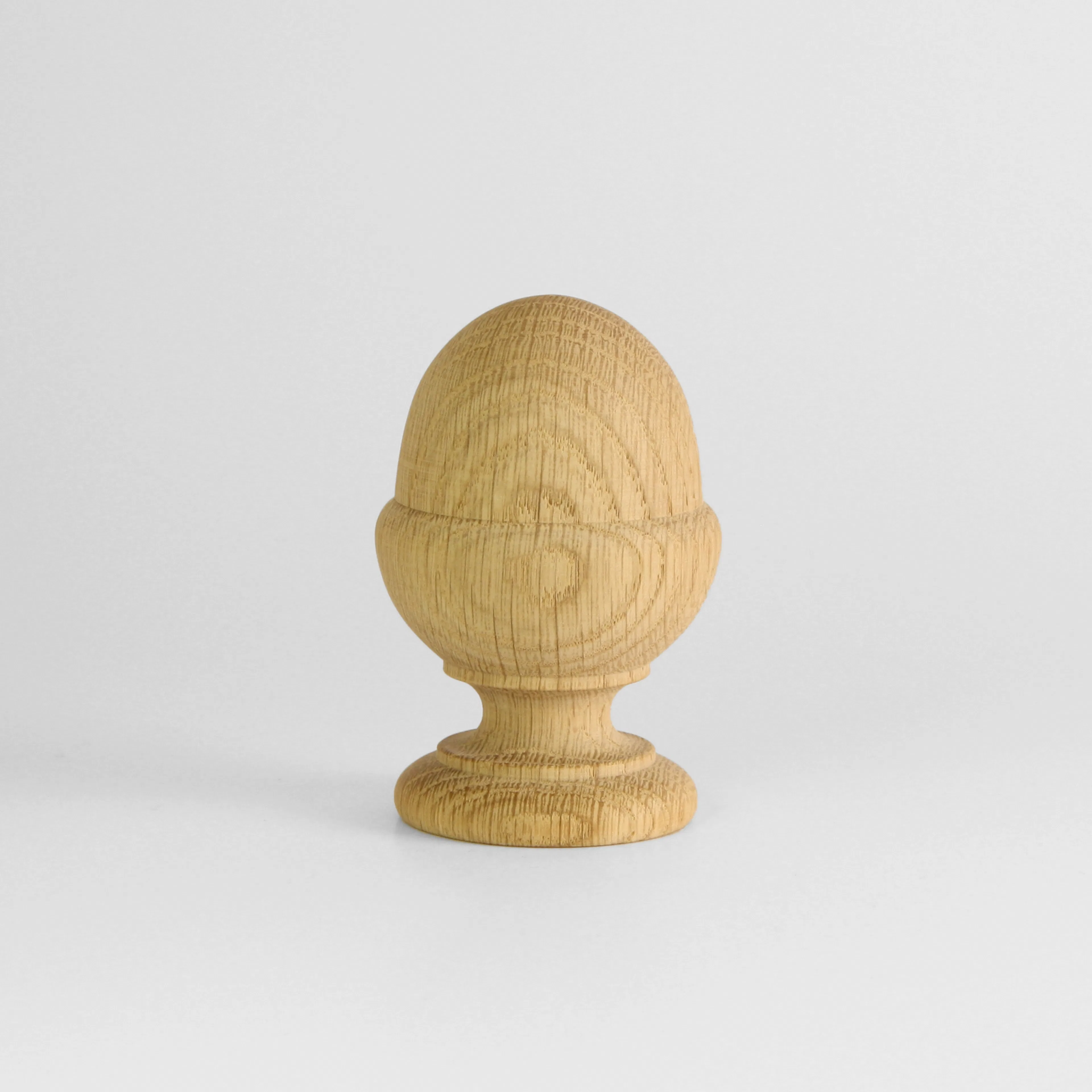 Ändknopp Herrljunga Ledstångsfabrik Svarvad K19 Björk