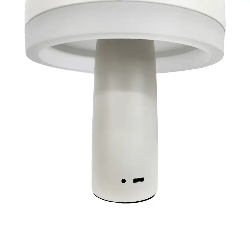 Portabel Bordslampa Dyberg Larsen Porter LED Uppladdningsbar Vit
