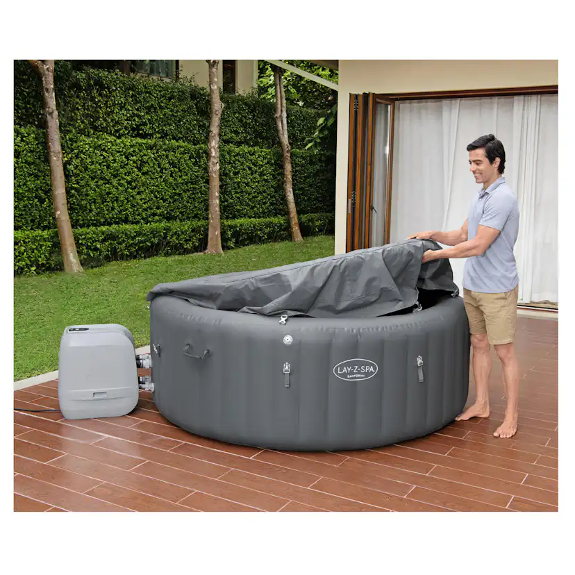 Uppblåsbart Spabad Bestway Lay-Z Santorini Hydrojet Pro