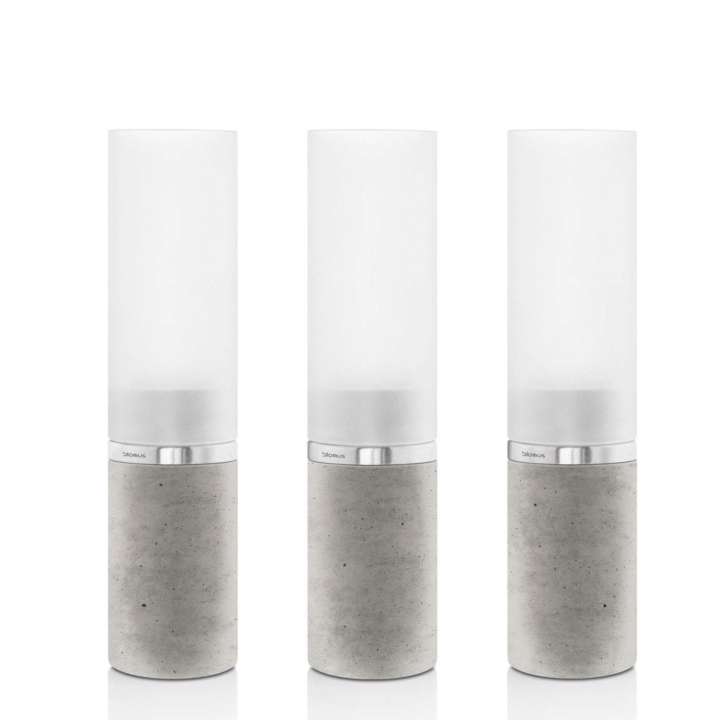 Ljuslykta Blomus Faro Betong, 3-Pack