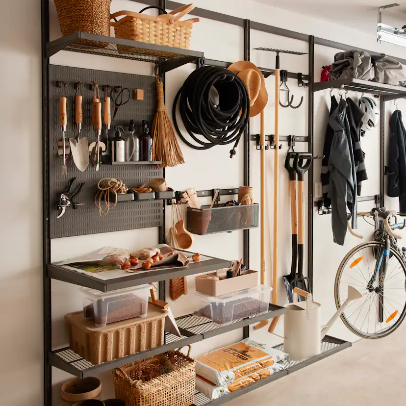Trädgårdsförvaring Elfa Ready Solution 1 Garage+ B: 1855 mm
