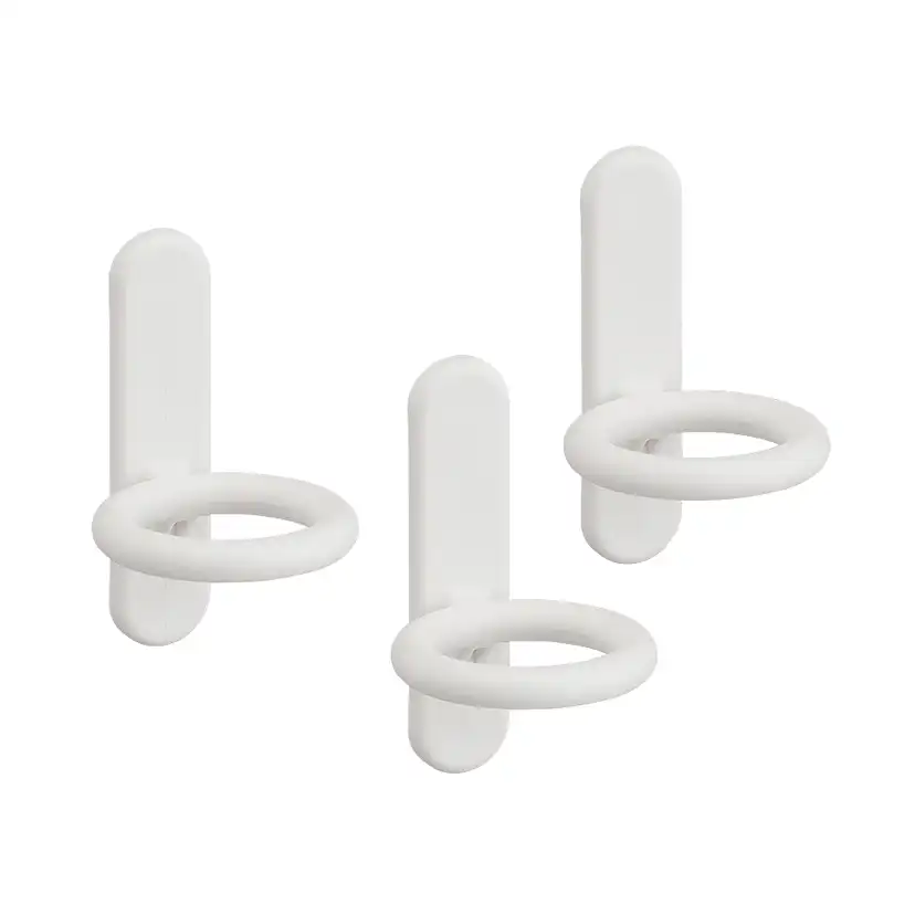 Cirkelkrok 3-pack vit Vit