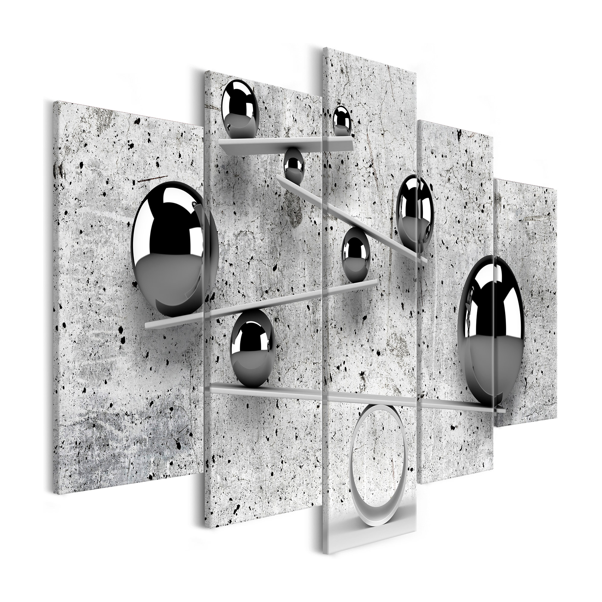 Tavla Arkiio Balls And Concrete Wide 5 delar