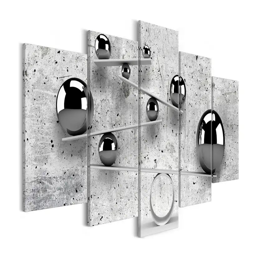 Tavla Arkiio Balls And Concrete Wide 5 delar