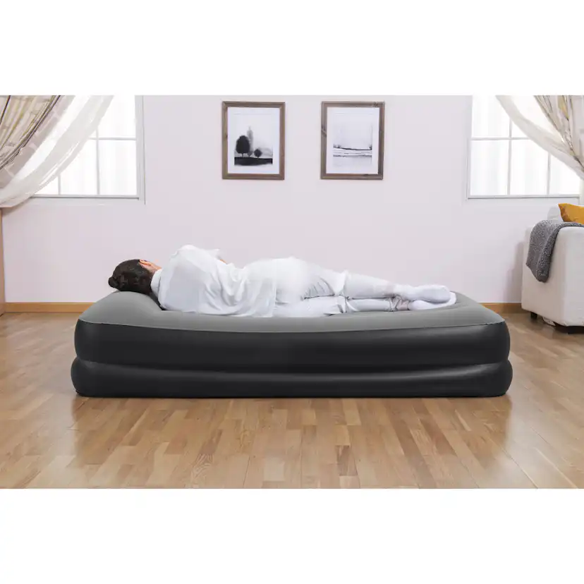 Luftmadrass Bestway Tritech Dubbel med inbyggd AC-Pump