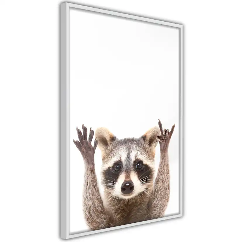 Poster Artgeist Affisch Raccoon