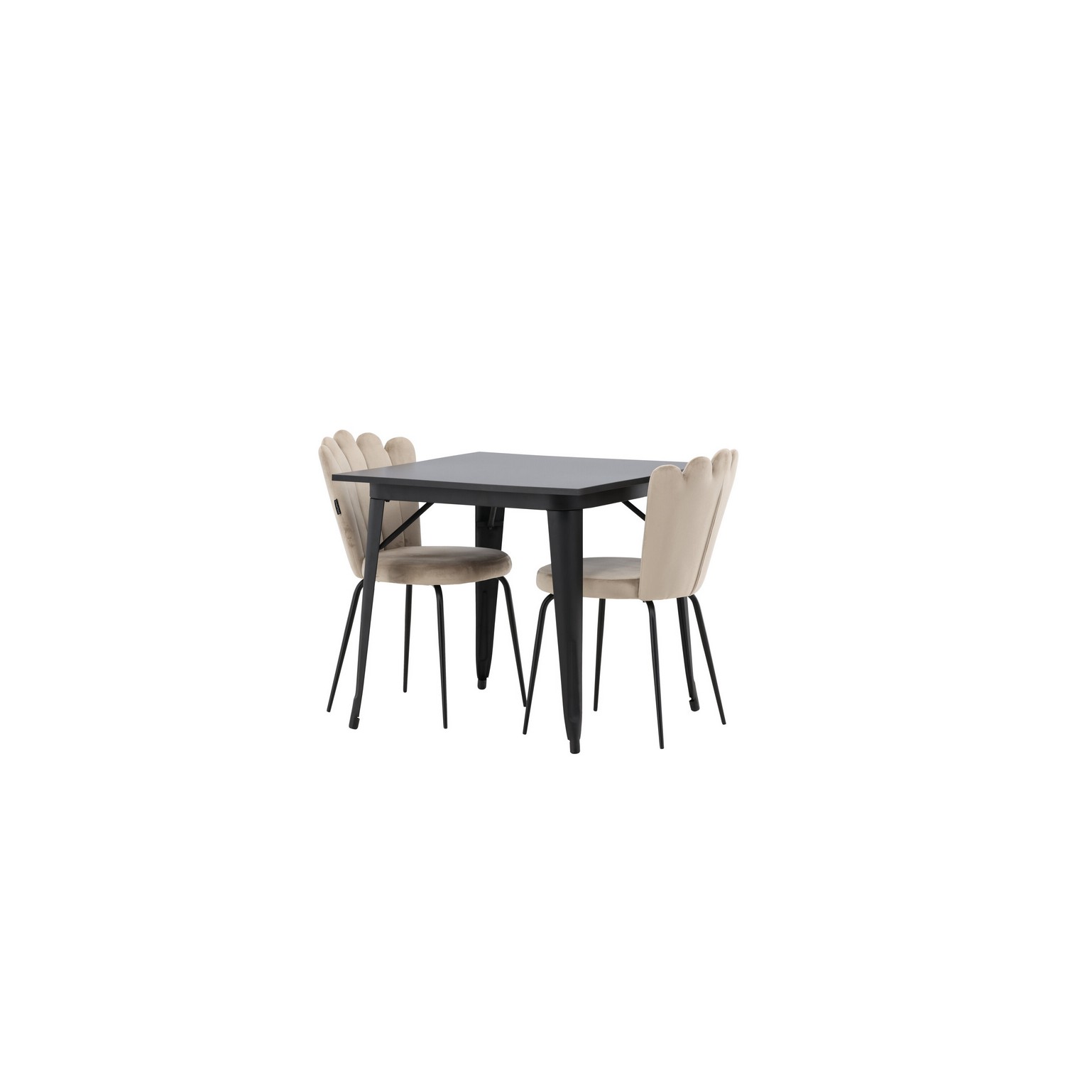 Matgrupp Venture Home Tempe med 2 Limhamn Light Stolar