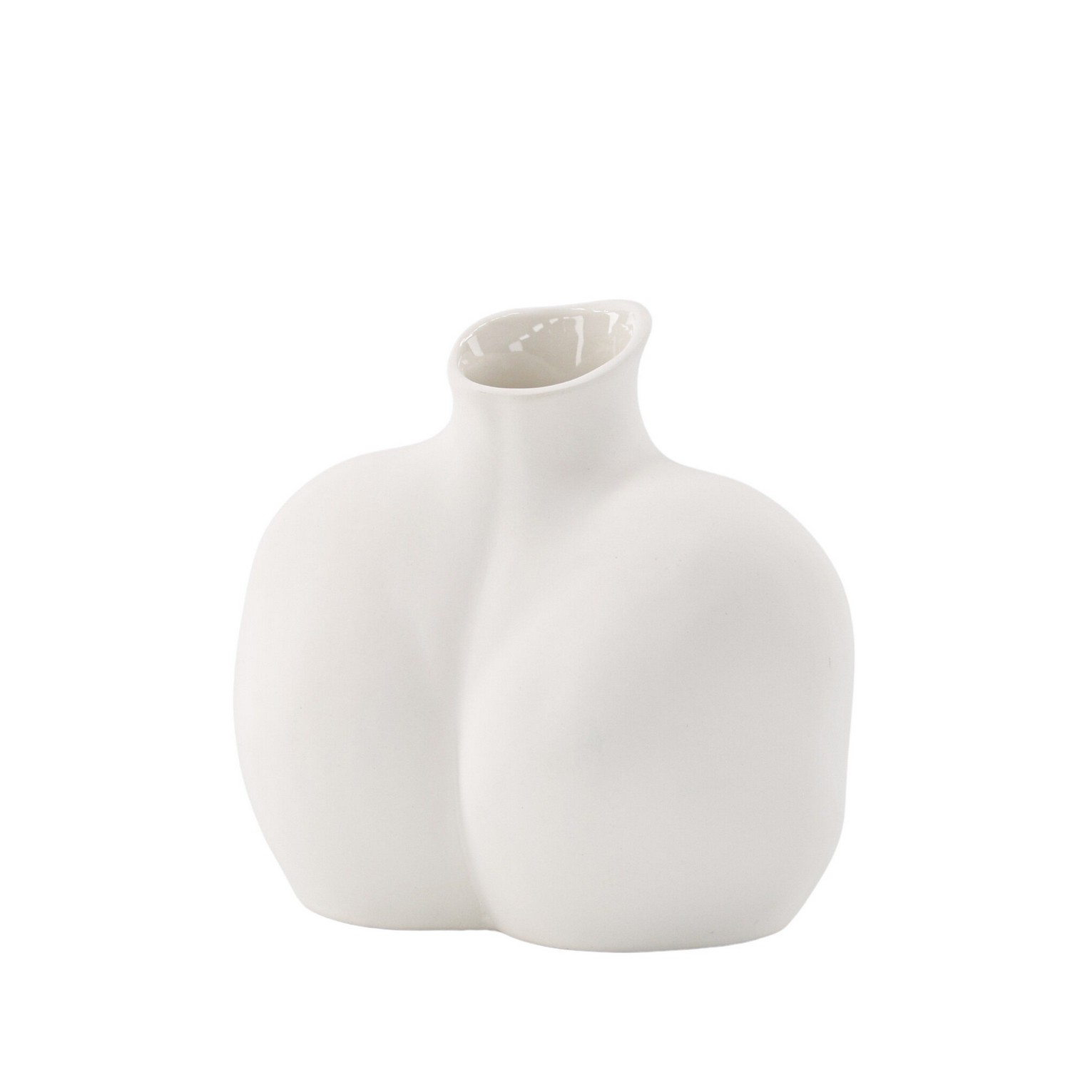 Harvey Vase - Offwhite - 17*10*15Hcm Vit