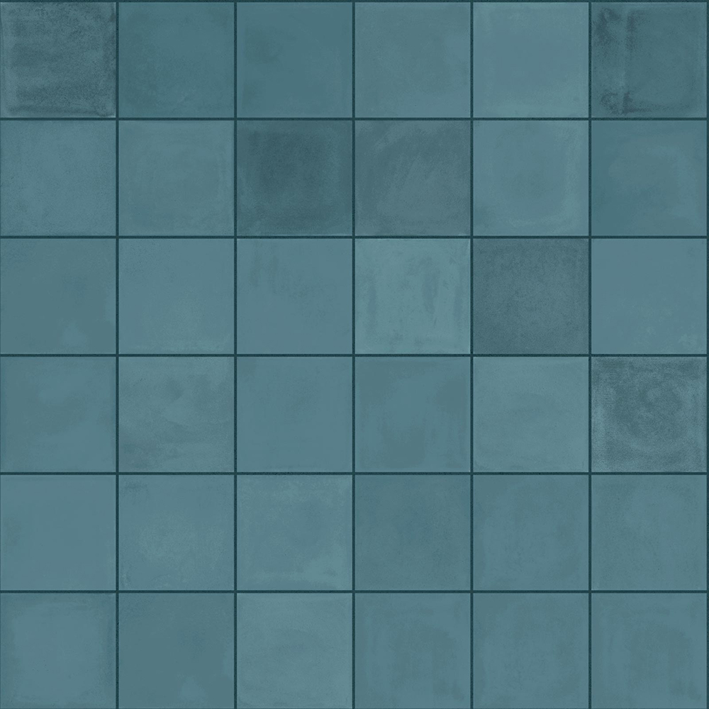 Klinker Marazzi Group D Segni Blend Azzuro Blå 10x10 cm