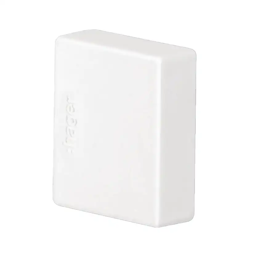Ändstycke till Matarkanal Hager LF/LFH 20 x 20 mm Halogenfri Vit RAL 9016