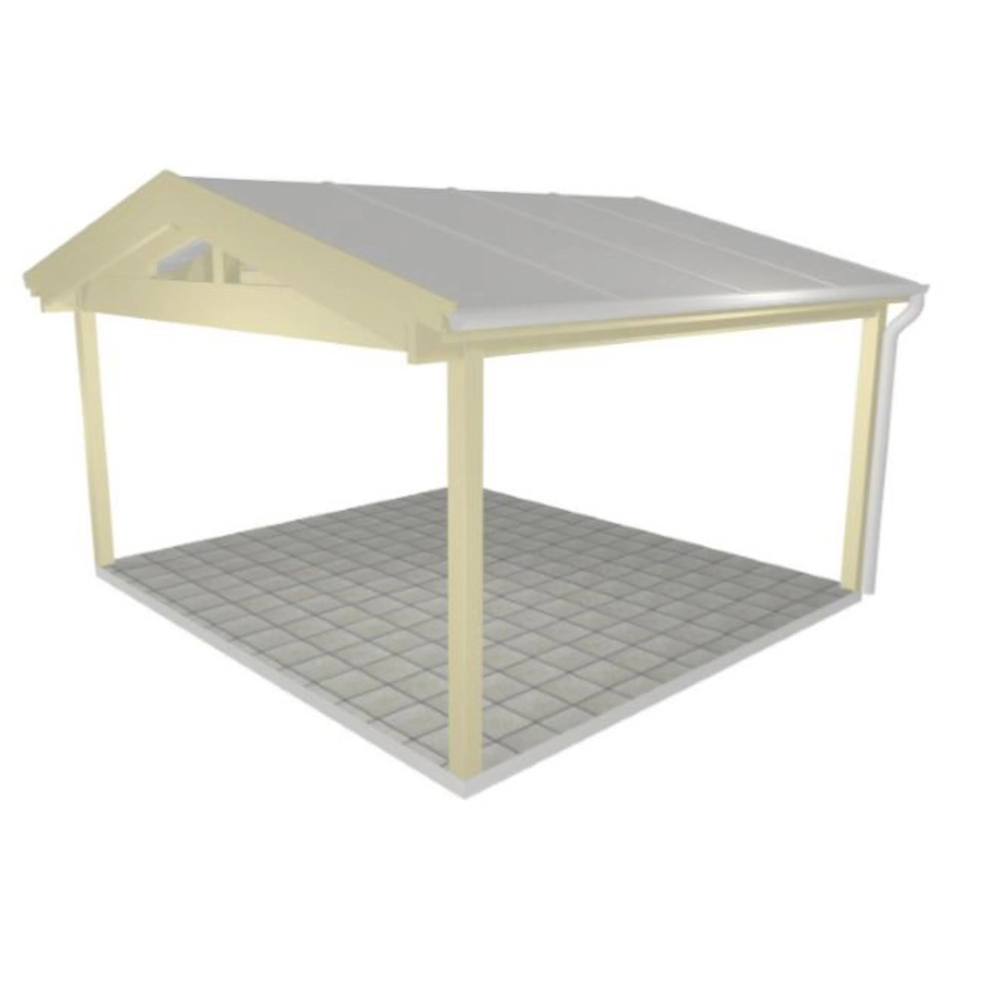 Uterumsstomme Glimma B 4380 x D 3980mm B 4380 x D 3980 mm