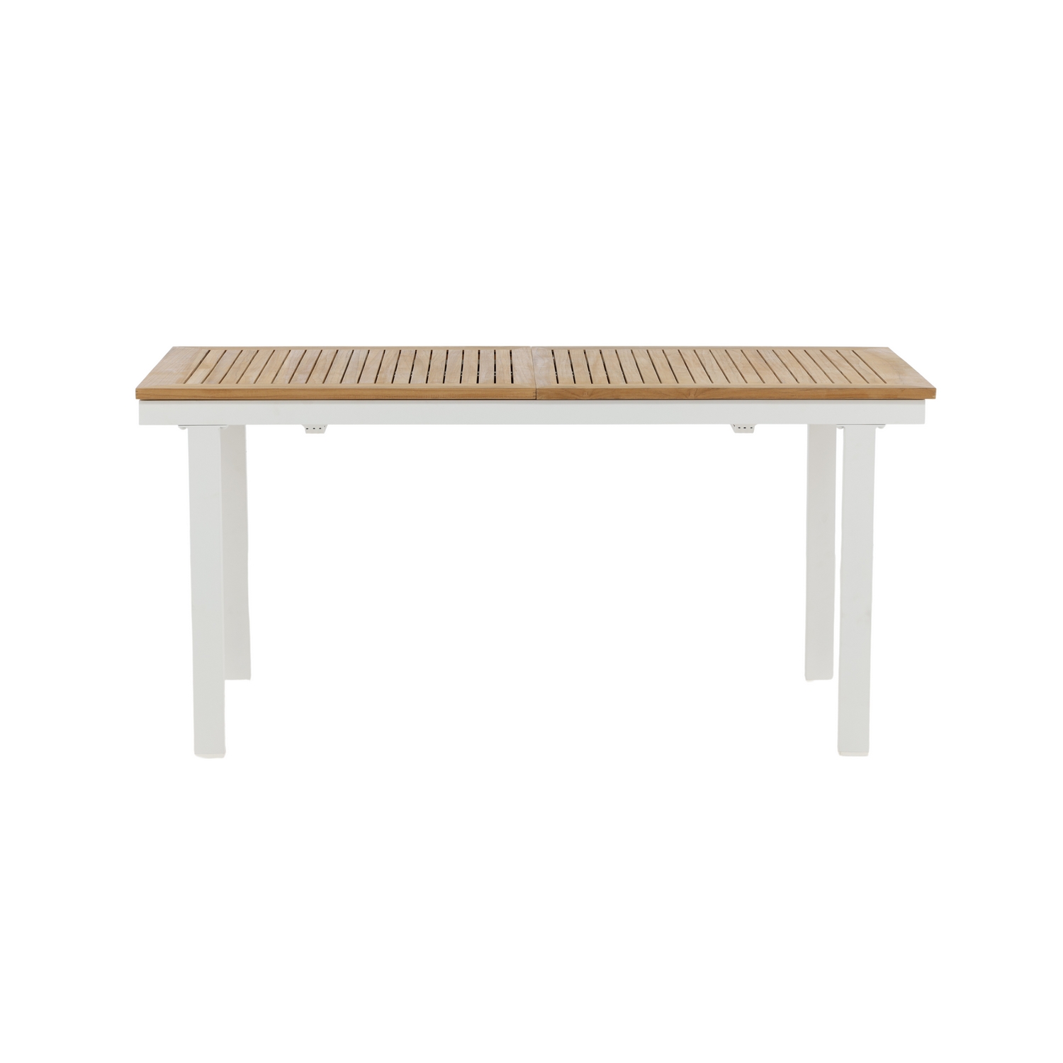Panama - Table - 160/240*90 - Vit Alu/Teak Vit/Teak