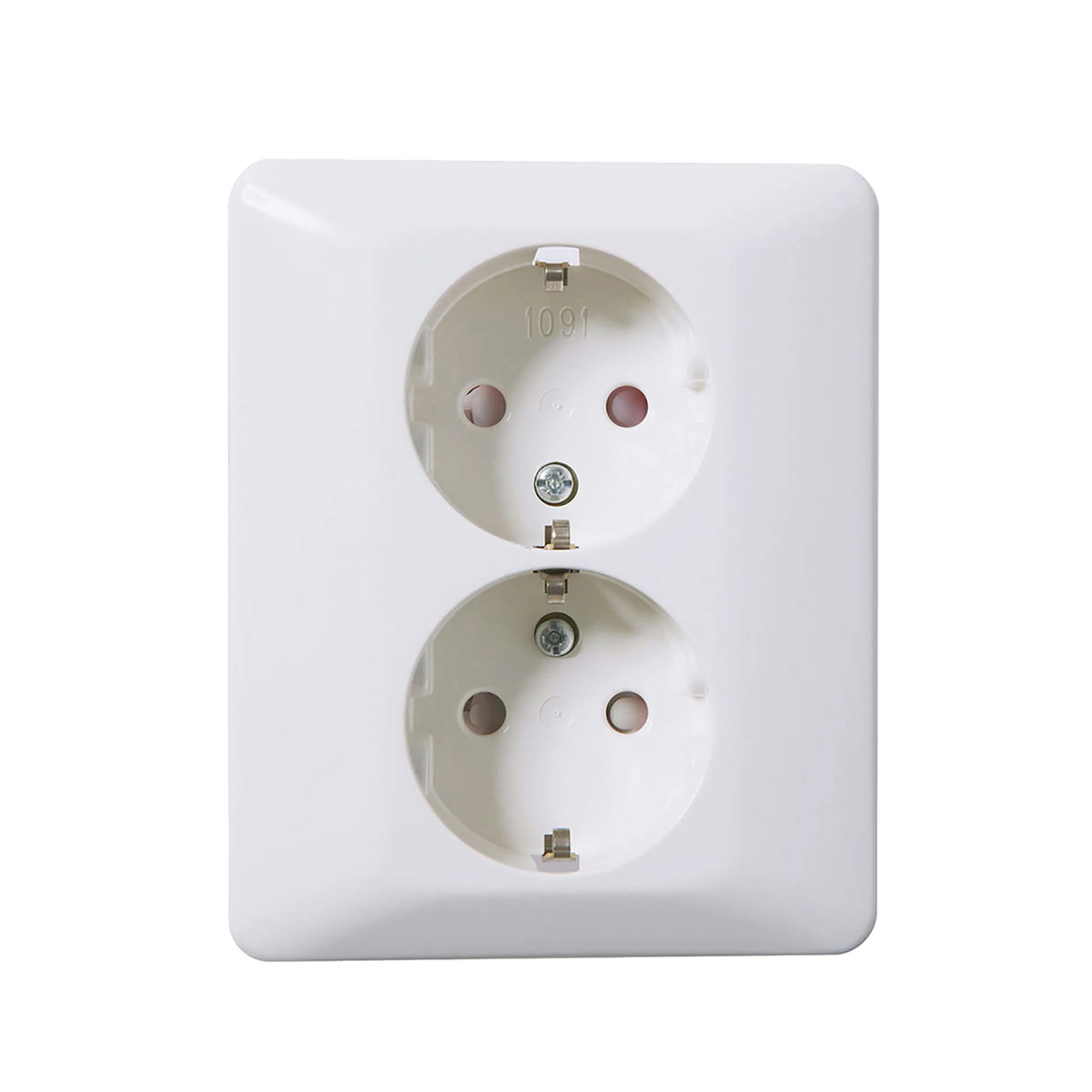 Vägguttag Elko 2-Vägs RS Renvit