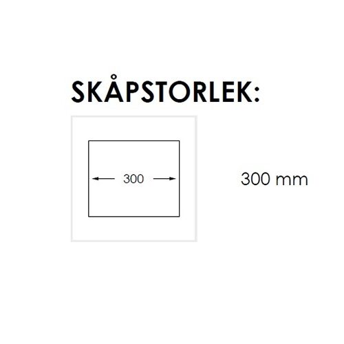Diskho Nordic Tech Radius 230 X Rostfri Enkel med Korgventil & Vattenlås