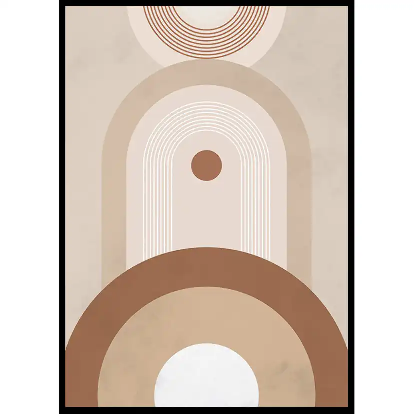 Poster Gallerix Geometric Shapes No2