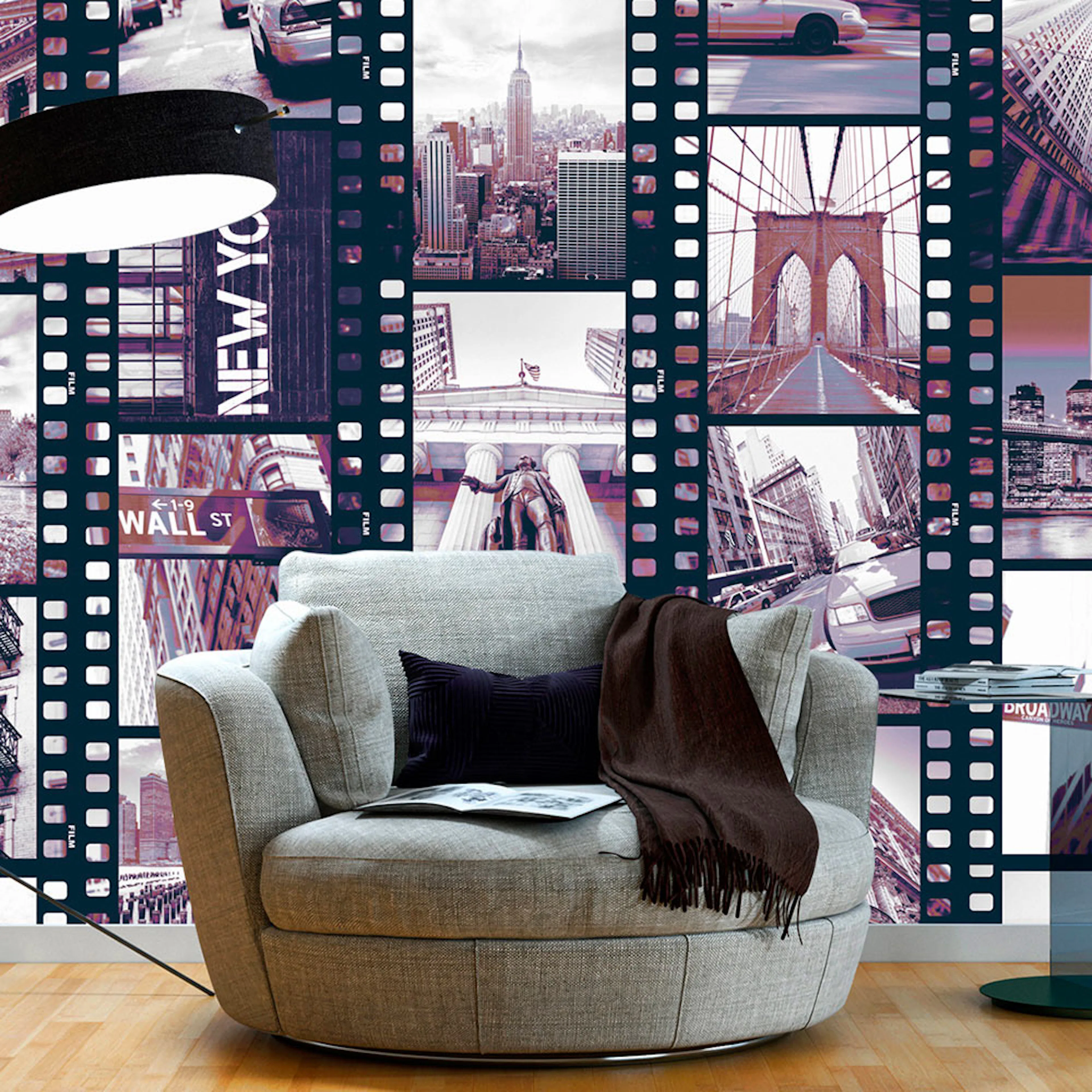 Fototapet Arkiio NY Urban Collage 50x1000 cm