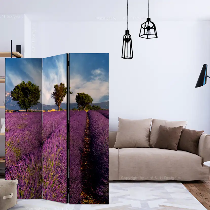 Rumsavdelare Skärmvägg Arkiio Lavender Field In Provence France 135x172 cm