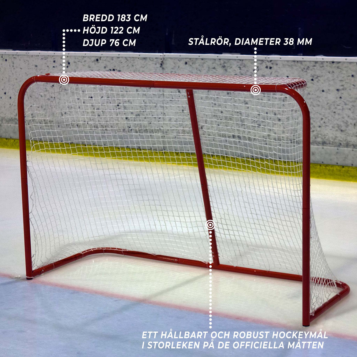 Ishockeymål Prosport 2-pack Officiell Storlek
