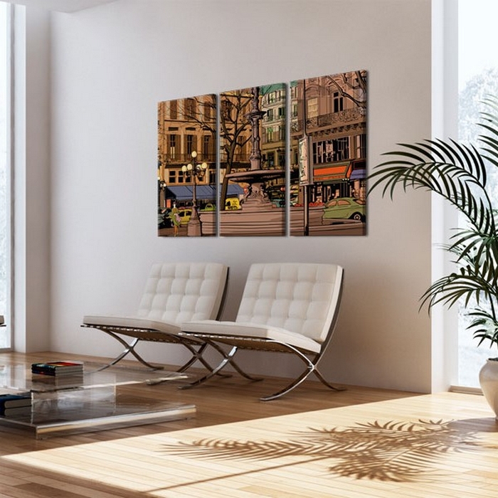 Tavla Arkiio Lugn Kväll I Paris