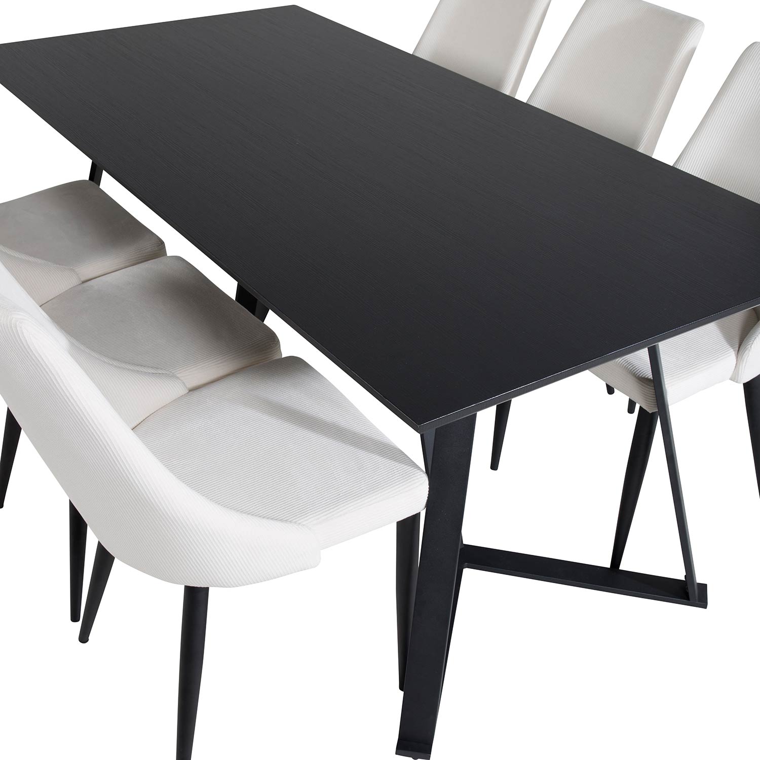 Matgrupp Venture Home Madde med 6 Laura Stolar Manchester