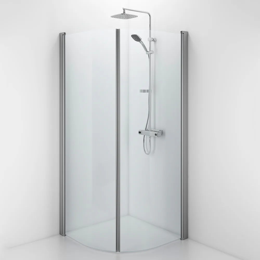 Duschdörr Contura Shower Space SBNK Bockad med Handtagsprofil Höjd: 200 BxH:641x2000 Handtagsprofil