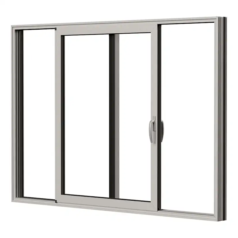 Skjutdörr NorDan HelAlu Aluminium 2-Delad Enkelspår