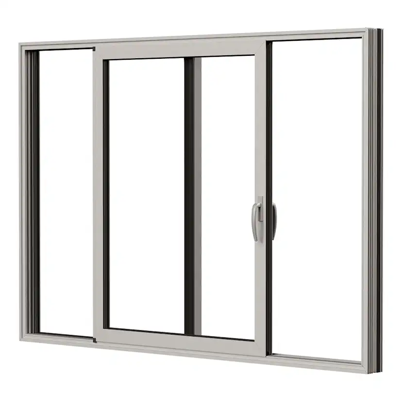Skjutdörr NorDan HelAlu Aluminium 2-Delad Enkelspår