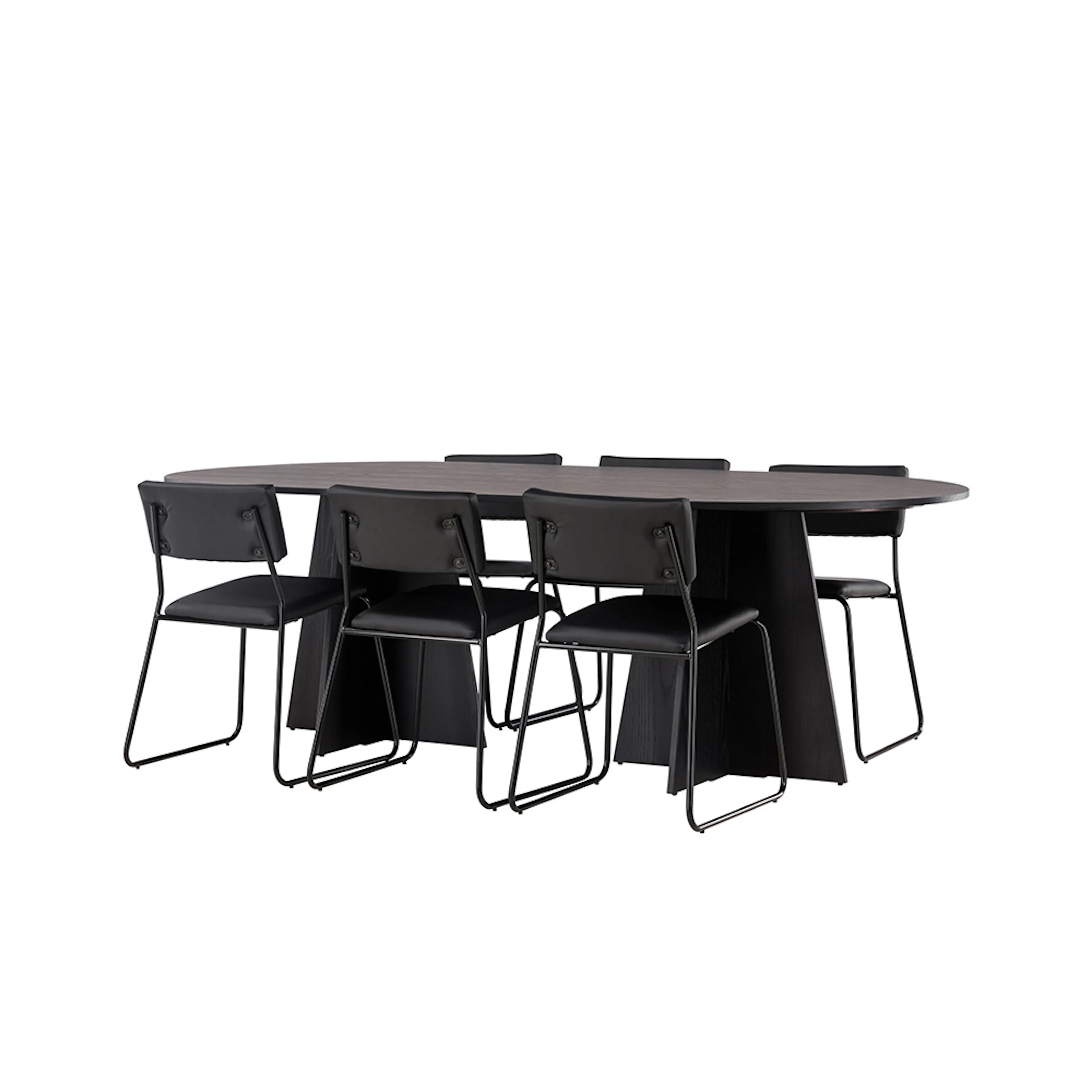 Matgrupp Venture Home Bootcut Oval med 6 Kenth Stolar