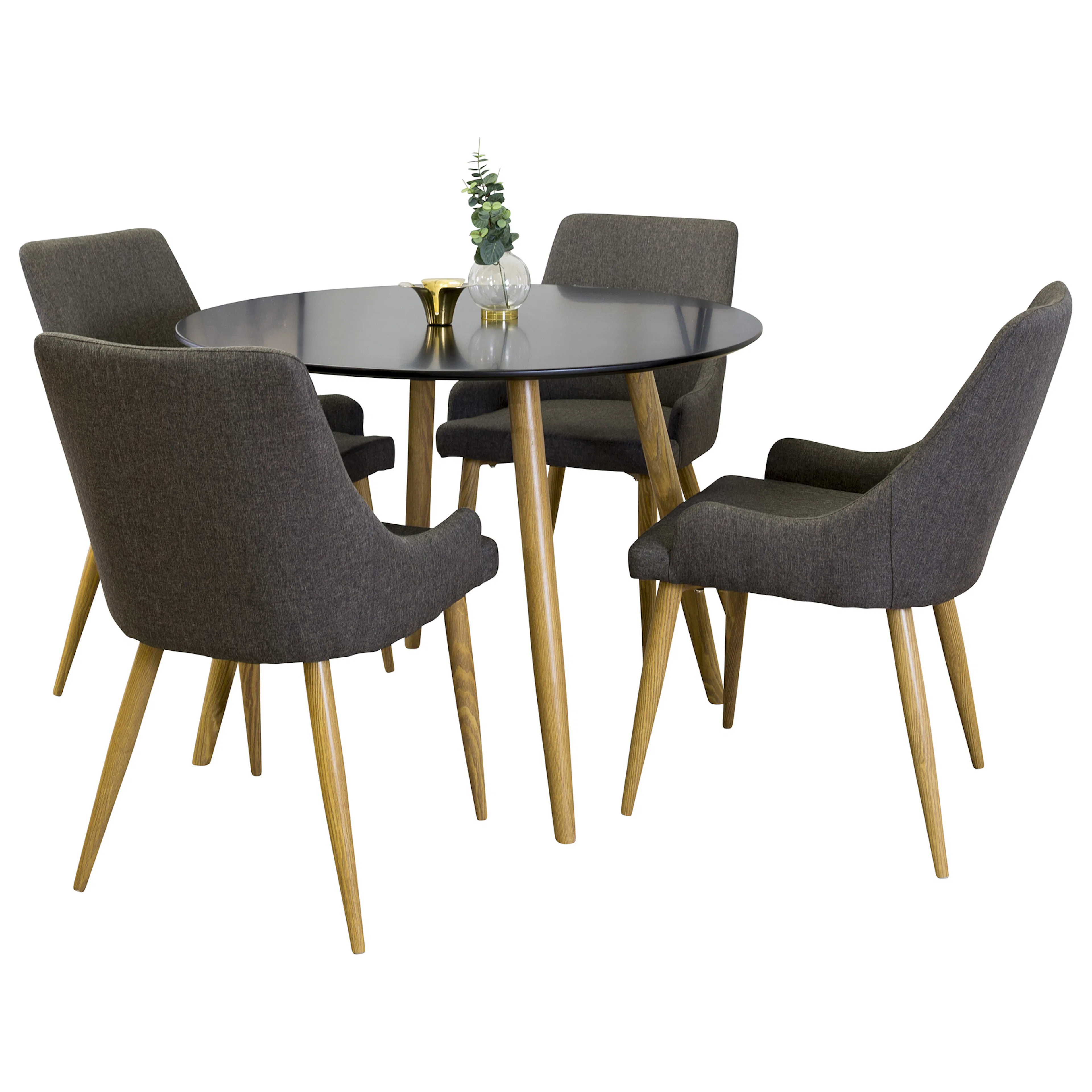 Matgrupp Venture Home Plake Ek med 4 Plake Stolar