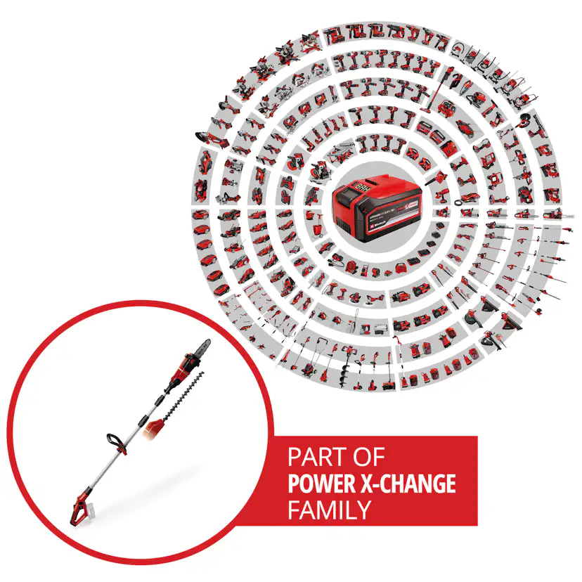 Multimaskin Einhell PXC GE-HC 18 Li T KIT PXC Med Batteri