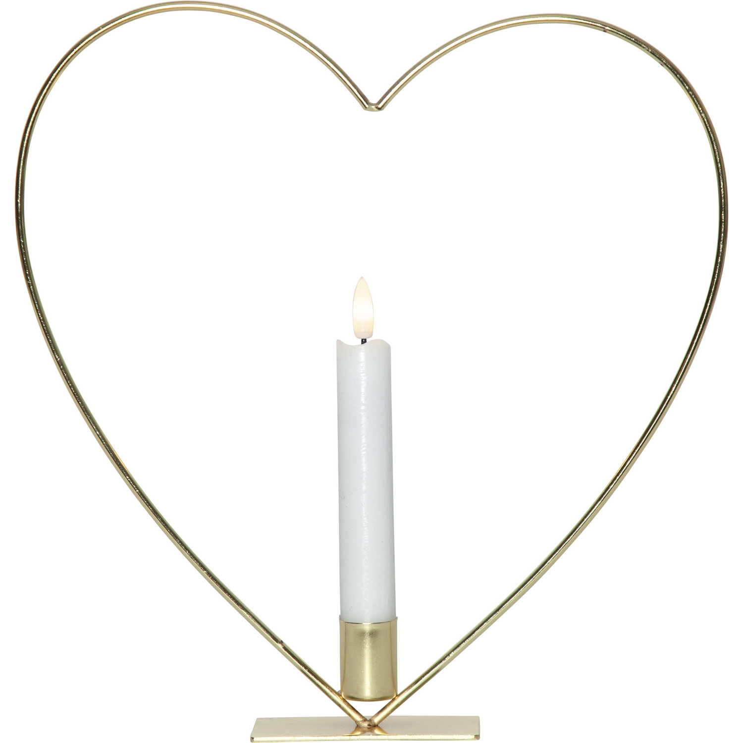 Inomhusdekoration Star Trading Flamme Heart Fristående