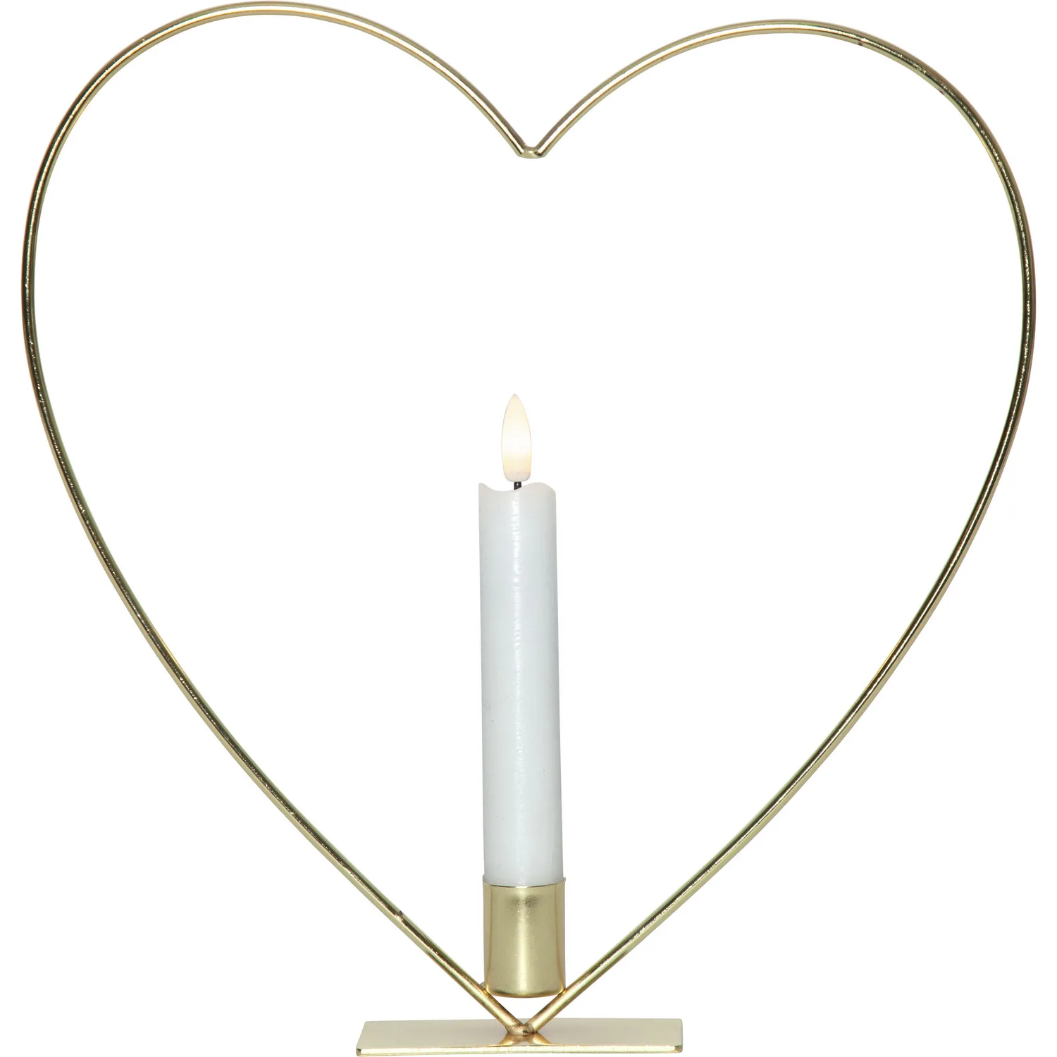Inomhusdekoration Star Trading Flamme Heart Fristående