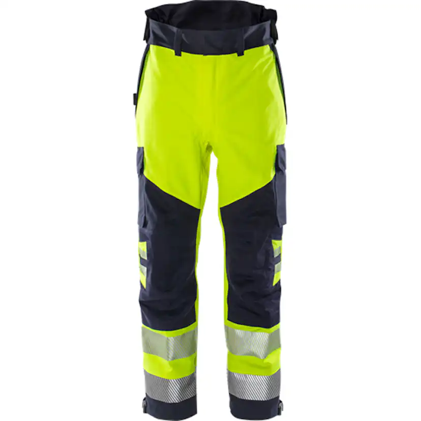 SKALBYXA FLAM KL 2 2525 ATHR Färg: Varselgul/Marinblå, Storlek: XL
