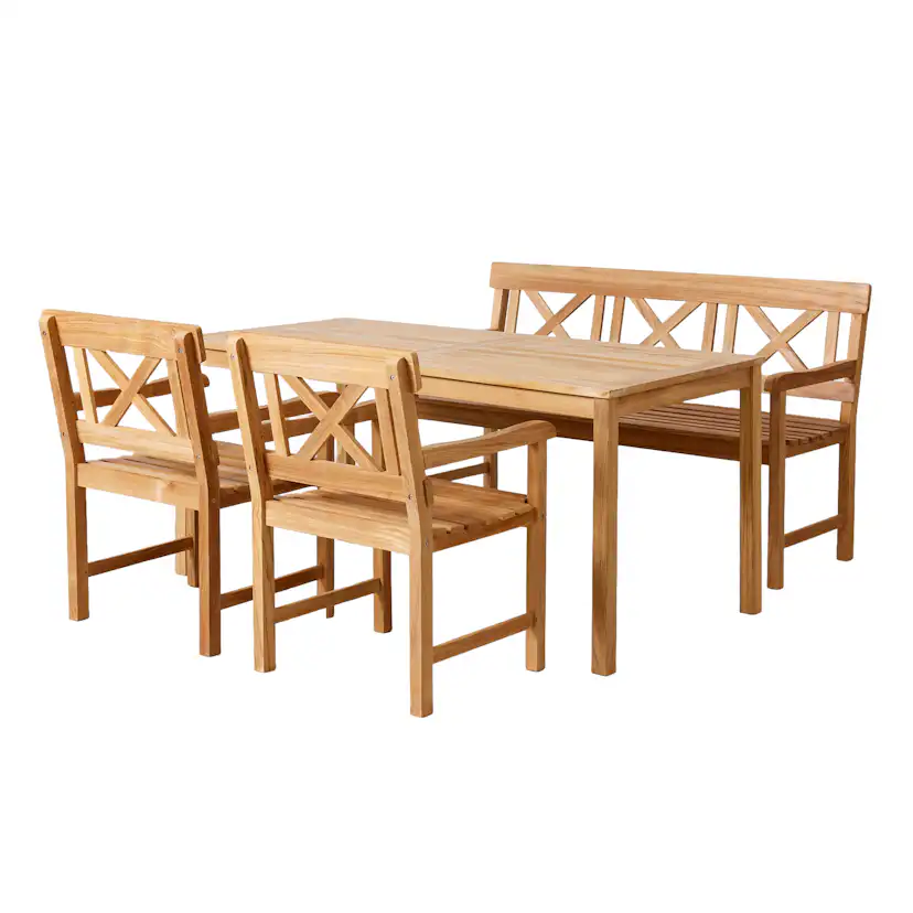 Trädgårdsgrupp Cinas Sofiero med Soffa och 2 Trädgårdsstolar