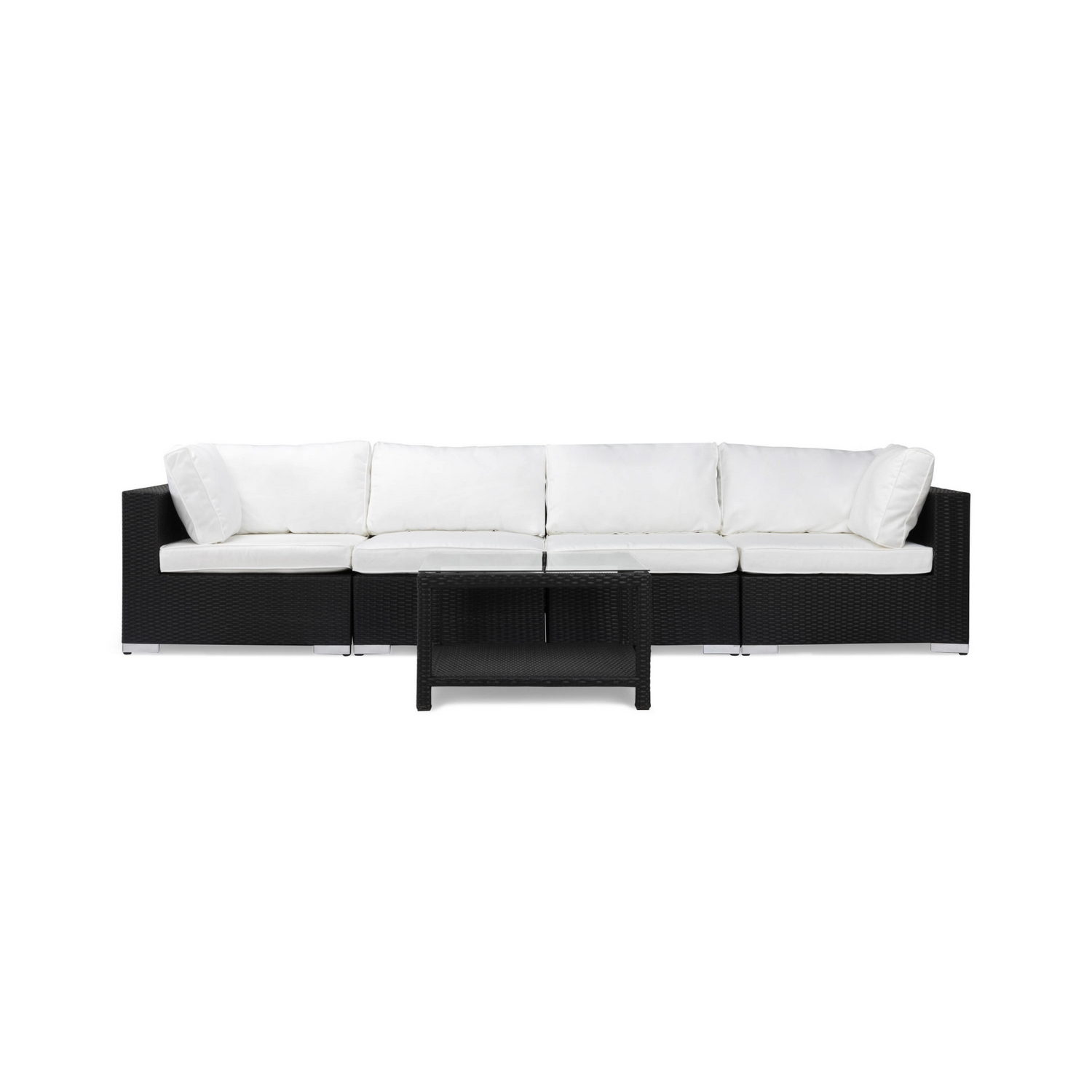 Loungegrupp Comfort Garden Bahamas 4-sits Rak med Utebord Utomhus