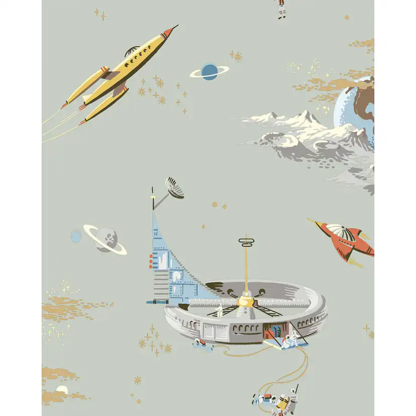 Tapet Boråstapeter Fairyland Space Adventure 8154