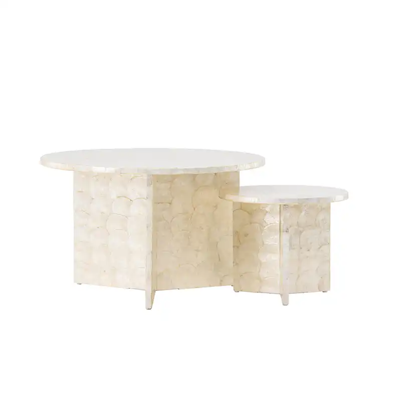 Soffbord Vind Smögen Ø70 cm & Ø40 cm