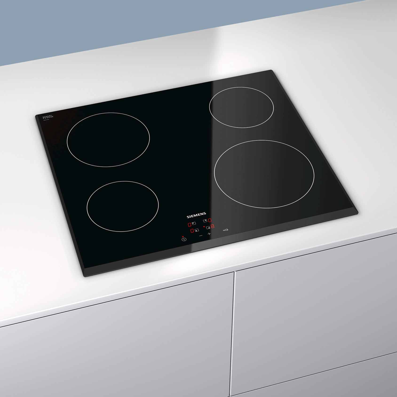 Inbyggnadshäll Siemens ET651HE17E Svart